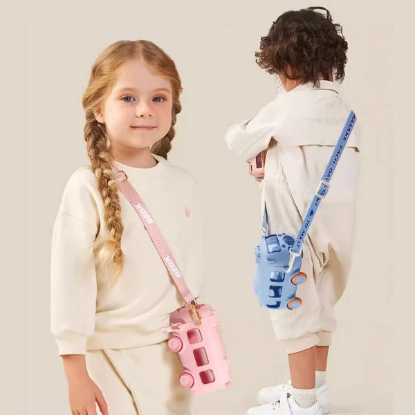 School Bus Kids Water Bottle