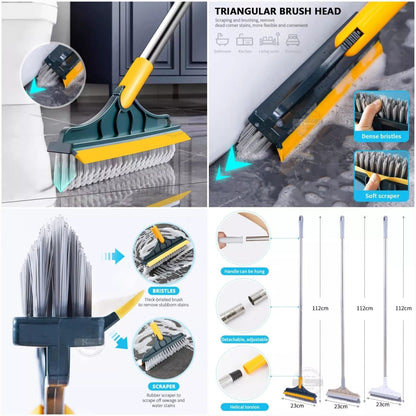 2 in 1 Floor Cleaning Brush Bathroom